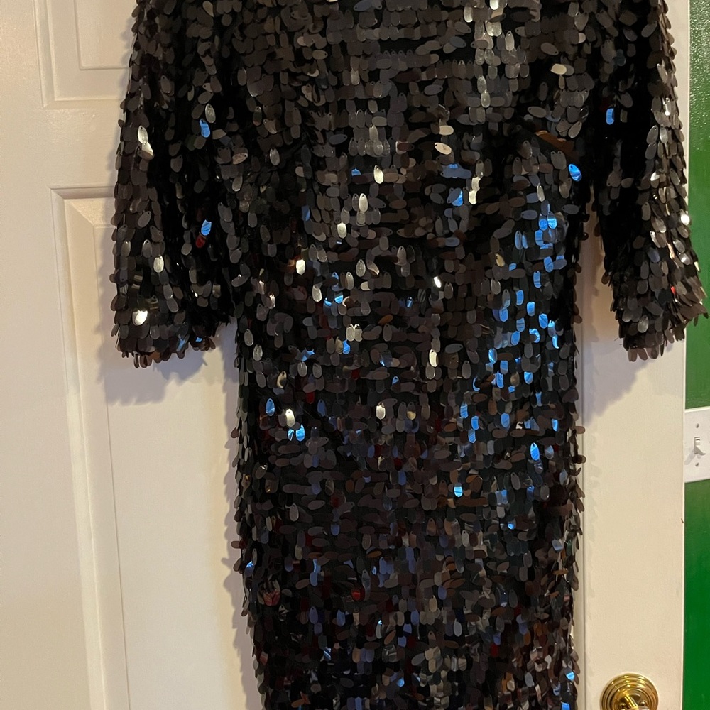 Gorgeous cocktail dress with black sequins